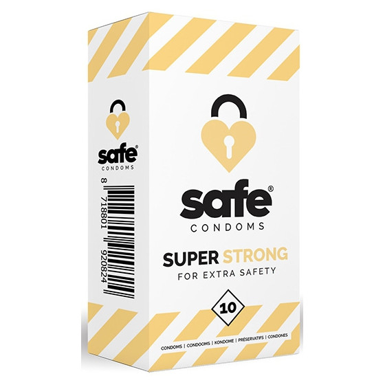 Préservatifs épais SUPER STRONG Safe x10