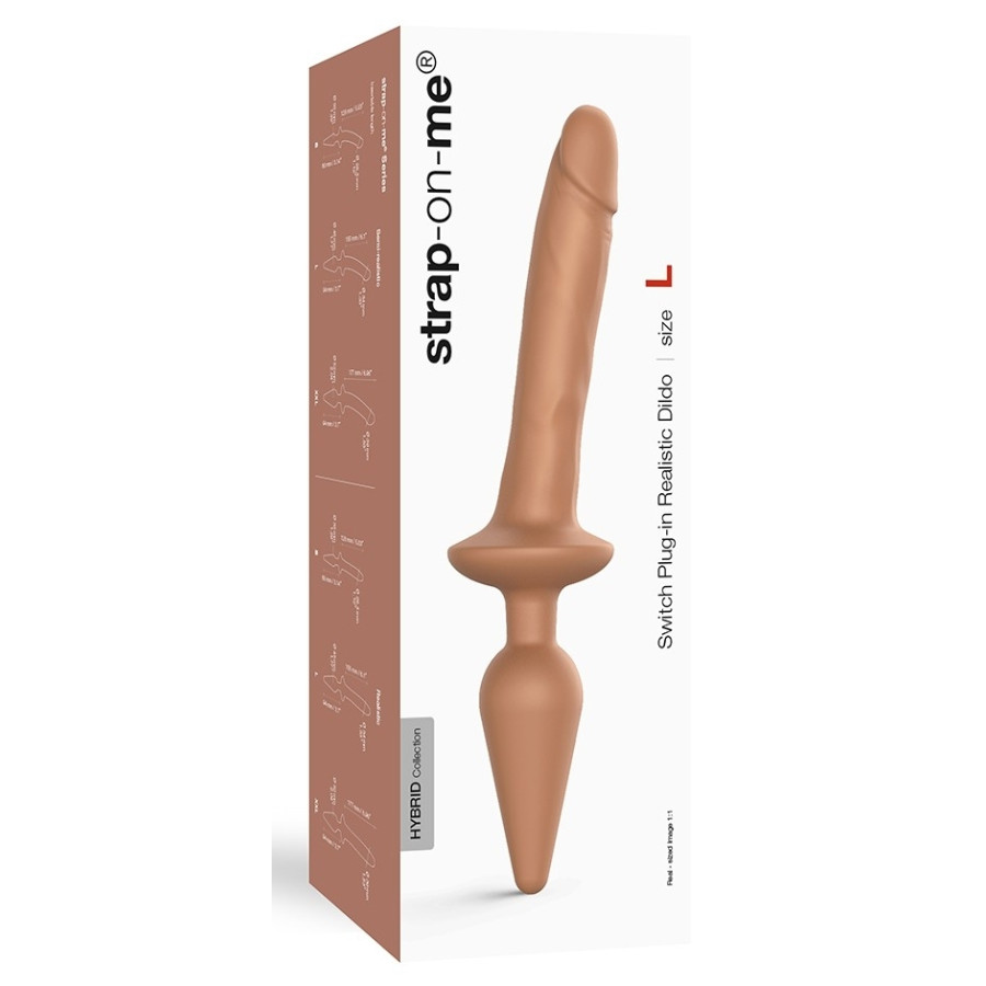 Plug Dildo Switch Realistic Strap-On-Me S 13 x 2.8cm