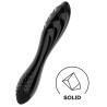 Gode en verre Dazzling Crystal 1 - 18 x 3.6cm Noir