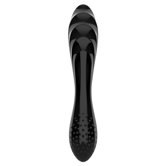 Gode en verre Dazzling Crystal 1 - 18 x 3.6cm Noir