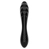 Gode en verre Dazzling Crystal 1 - 18 x 3.6cm Noir