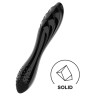 Gode en verre Dazzling Crystal 1 - 18 x 3.6cm Noir