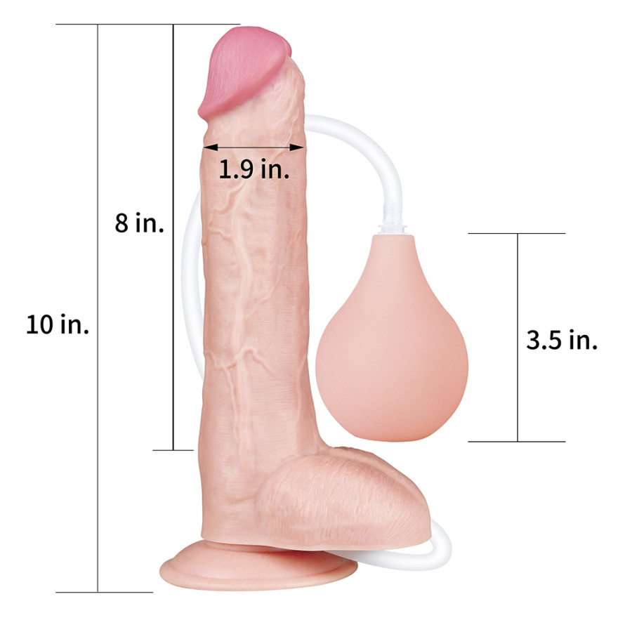 Gode éjaculateur Squirt 20 x 4.5 cm