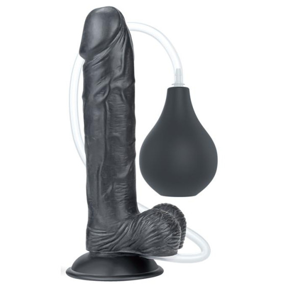 Gode éjaculateur Squirt 20 x 4.5cm Noir