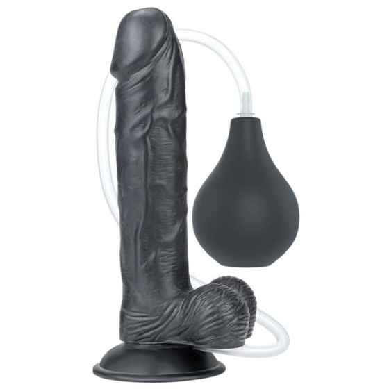 Gode éjaculateur Squirt 18 x 4.5cm Noir