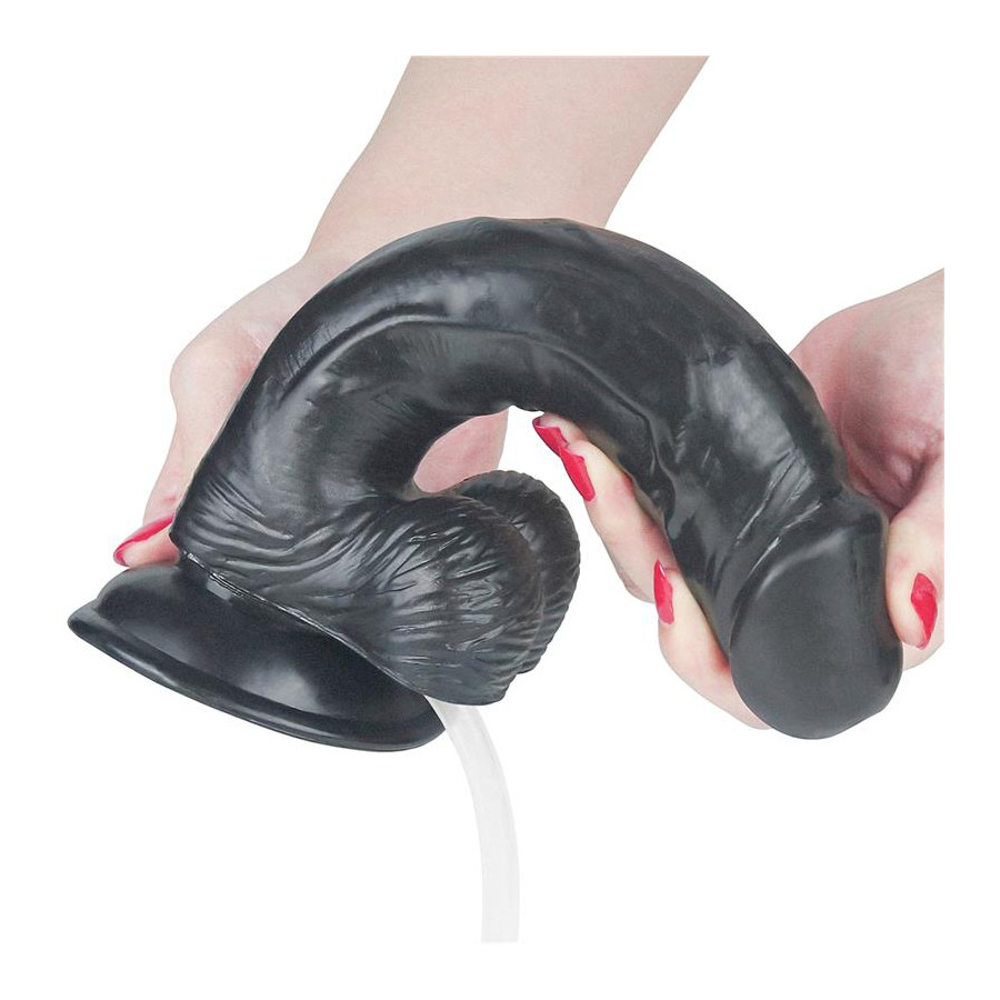 Gode éjaculateur Squirt 18 x 4.5cm Noir