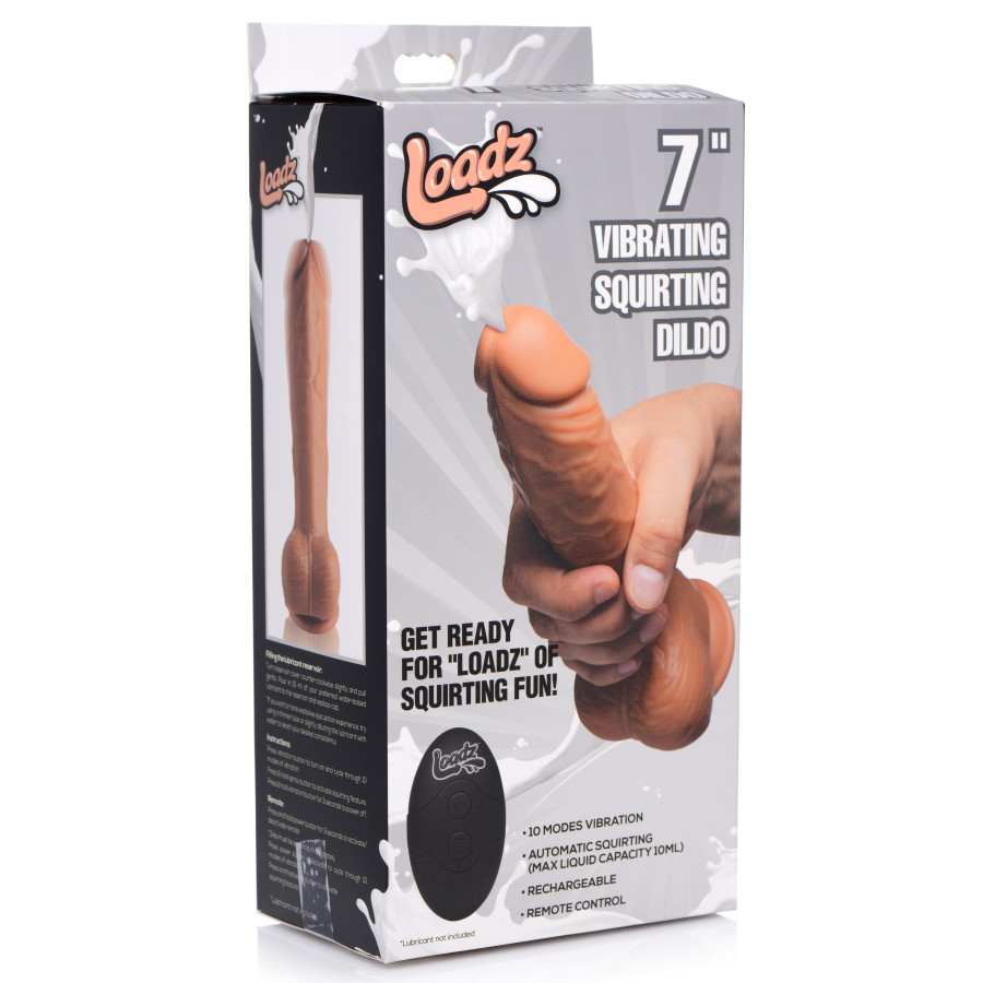 Gode vibrant éjaculateur Loadz 16 x 4.5 cm