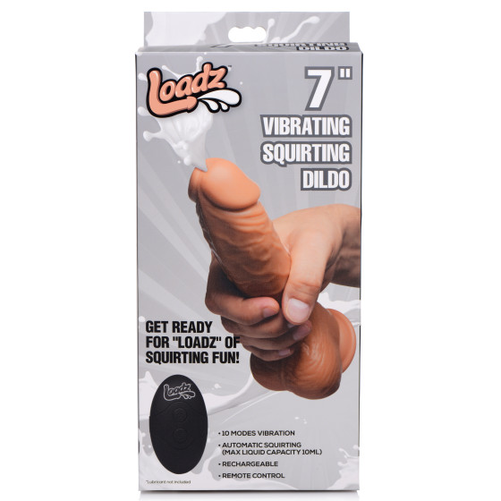 Gode vibrant éjaculateur Loadz 16 x 4.5 cm