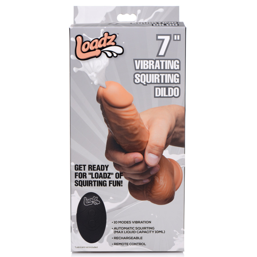 Gode vibrant éjaculateur Loadz 16 x 4.5 cm