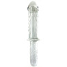 Gode Poignée en verre Ice King 16.5 x 5.2cm