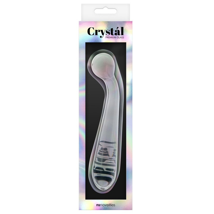 Gode en verre G-Spot Wand 16 x 3.5cm Transparent