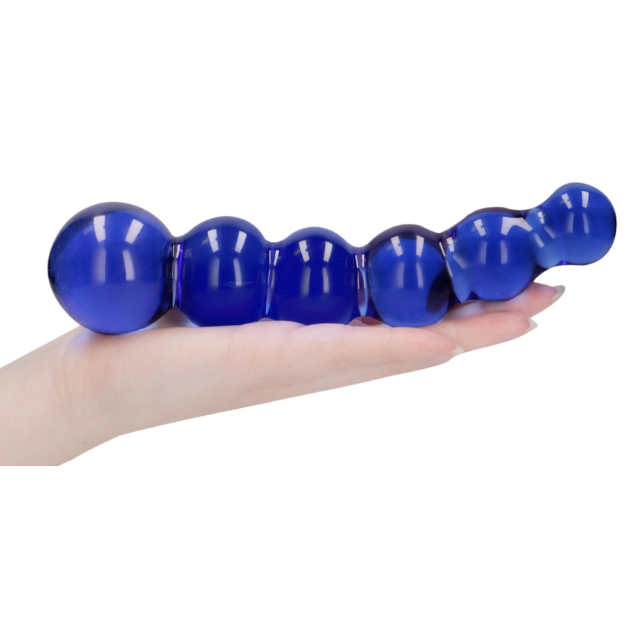 Gode en verre Planets Bleu 18 x 4.3 cm