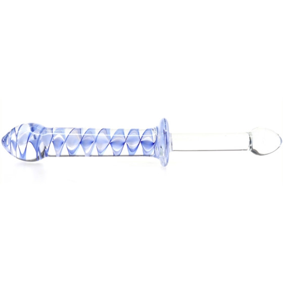 Gode en verre Screw Duo 24 x 3.3cm