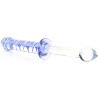 Gode en verre Screw Duo 24 x 3.3cm
