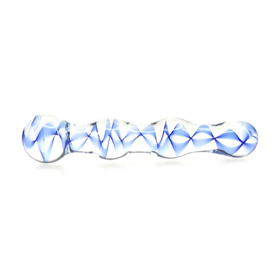 Gode en verre Screw Beads 17 x 3.5cm