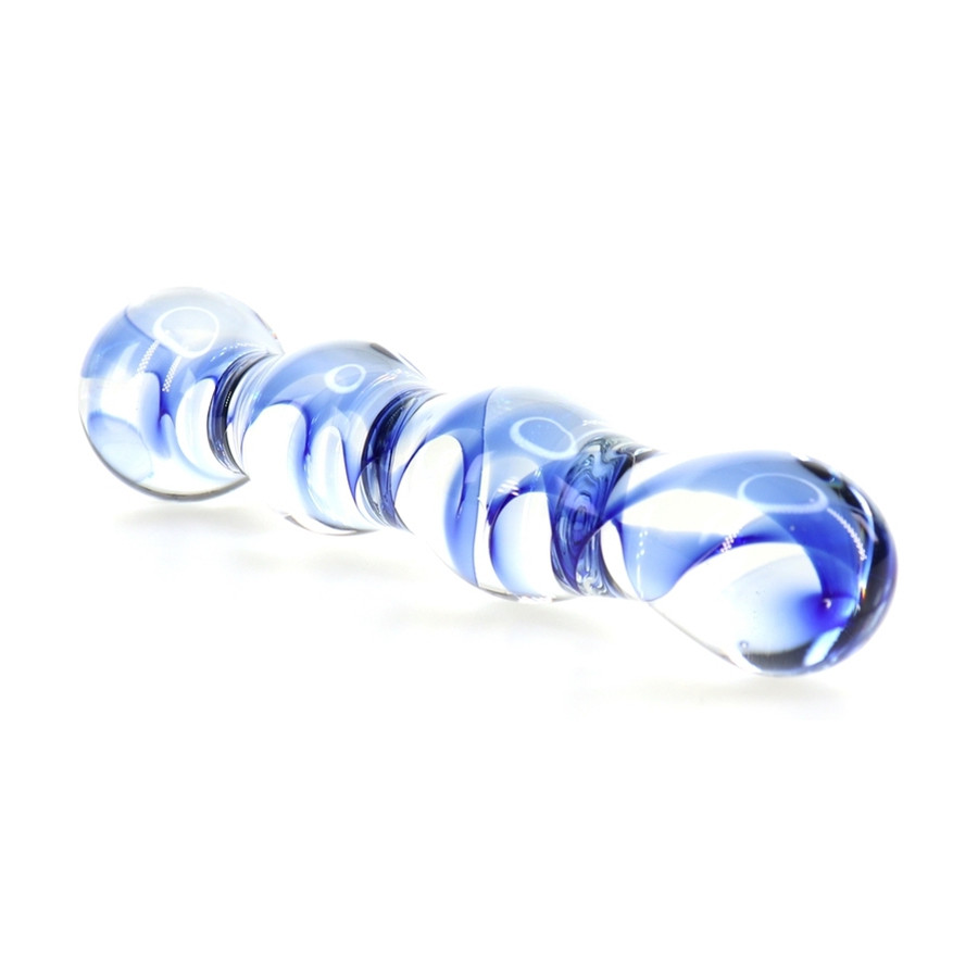 Gode en verre Screw Beads 17 x 3.5cm