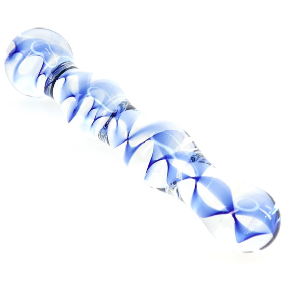 Gode en verre Screw Beads 17 x 3.5cm