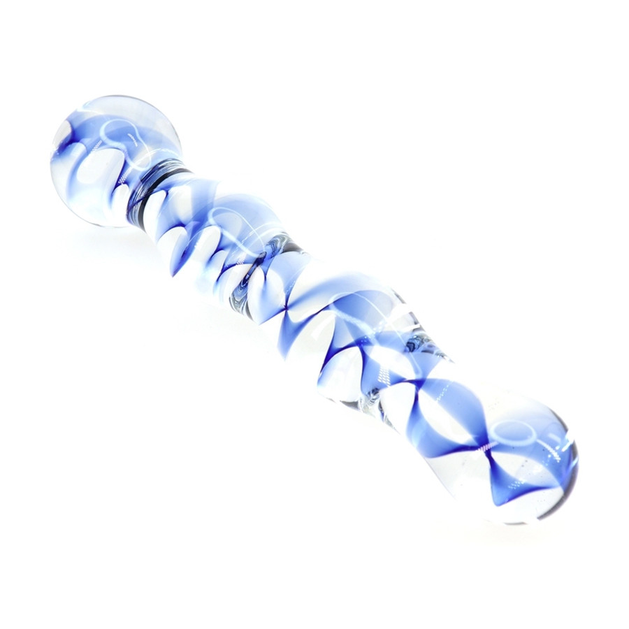 Gode en verre Screw Beads 17 x 3.5cm
