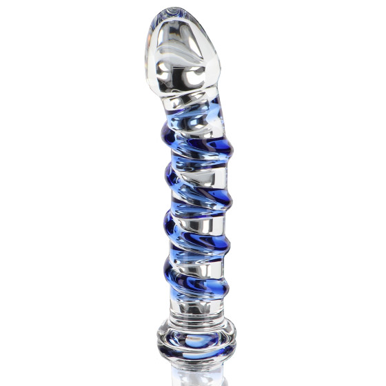 Gode en verre G-Spot Gemstone 17 x 3.7cm