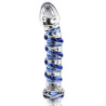 Gode en verre G-Spot Gemstone 17 x 3.7cm