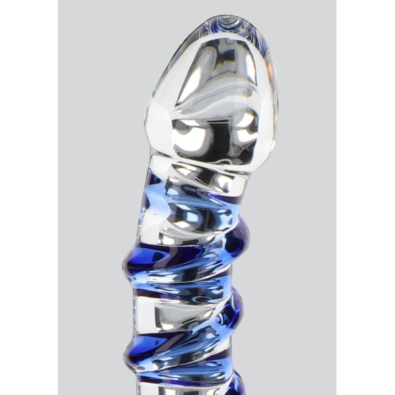 Gode en verre G-Spot Gemstone 17 x 3.7cm