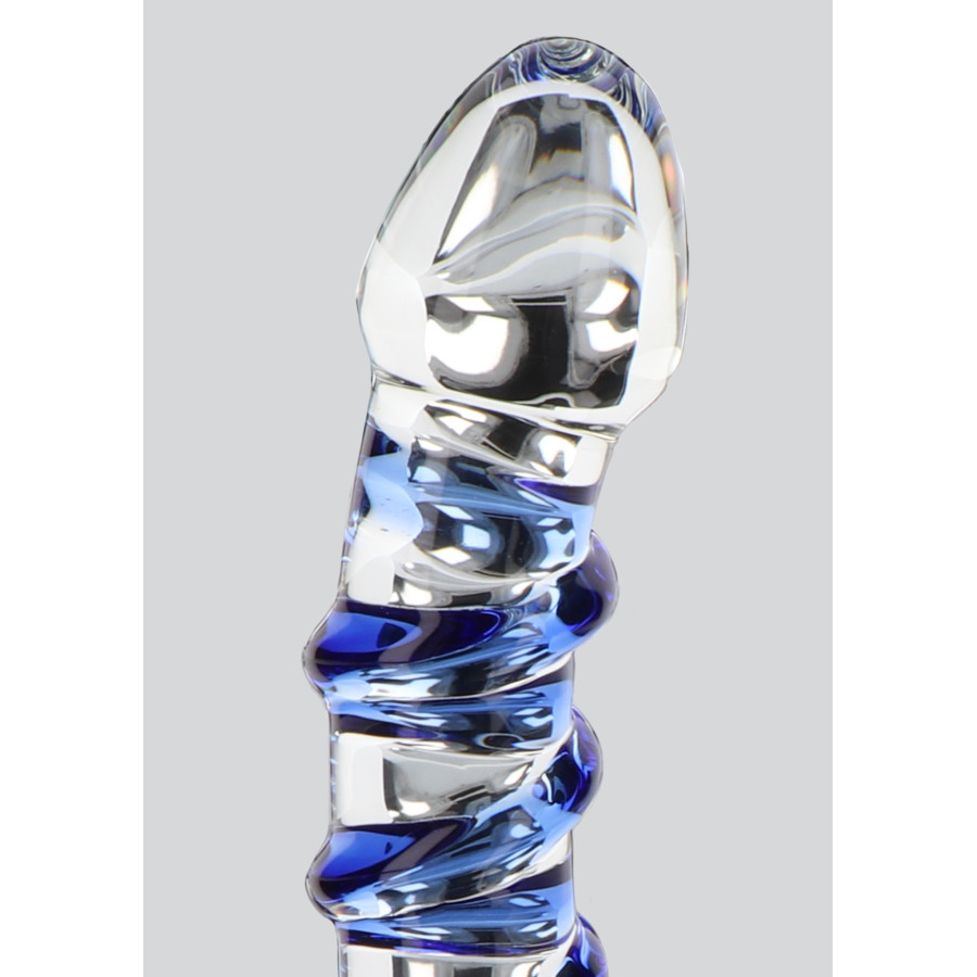 Gode en verre G-Spot Gemstone 17 x 3.7cm
