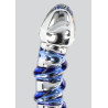 Gode en verre G-Spot Gemstone 17 x 3.7cm