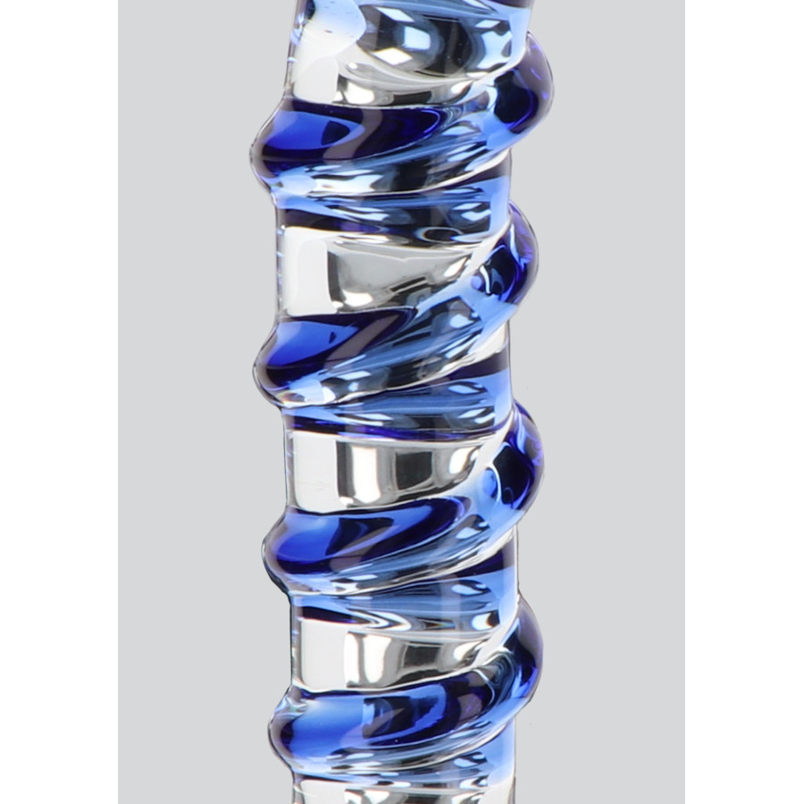 Gode en verre G-Spot Gemstone 17 x 3.7cm