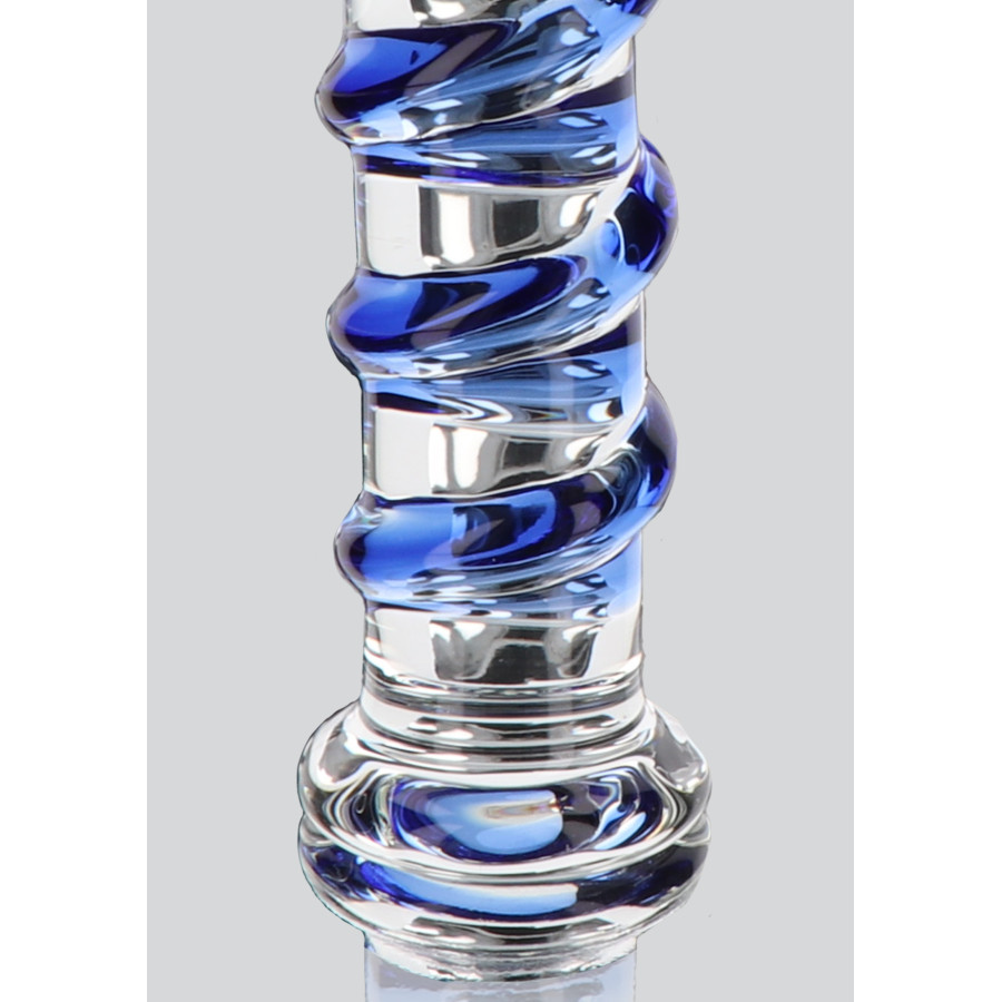 Gode en verre G-Spot Gemstone 17 x 3.7cm