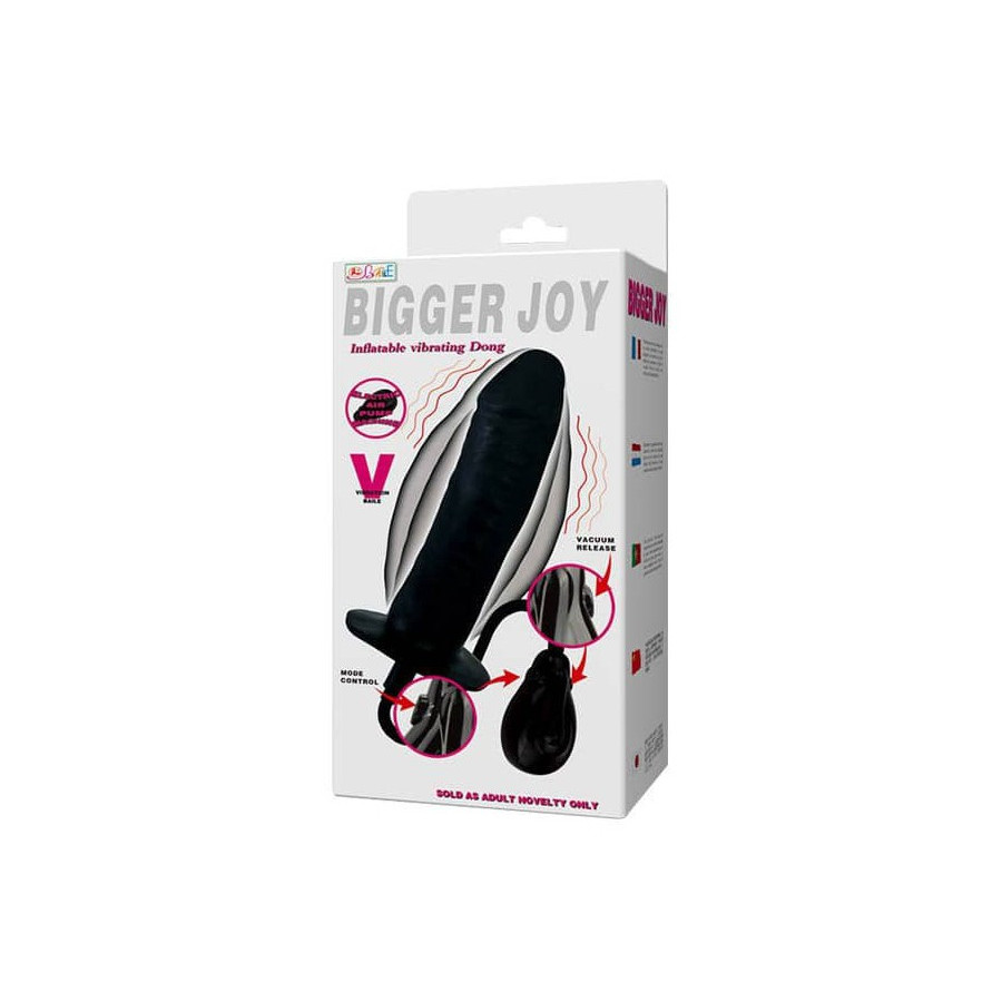 Gode gonflable et vibrant Joy 15 x 4.5cm
