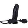 Gode gonflable Inflat 14 x 4.5 cm Noir