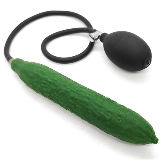 Gode gonflable Concombre 18 x 3.5cm