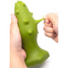 Plug silicone Monster Spike M 12 x 4.5cm Vert
