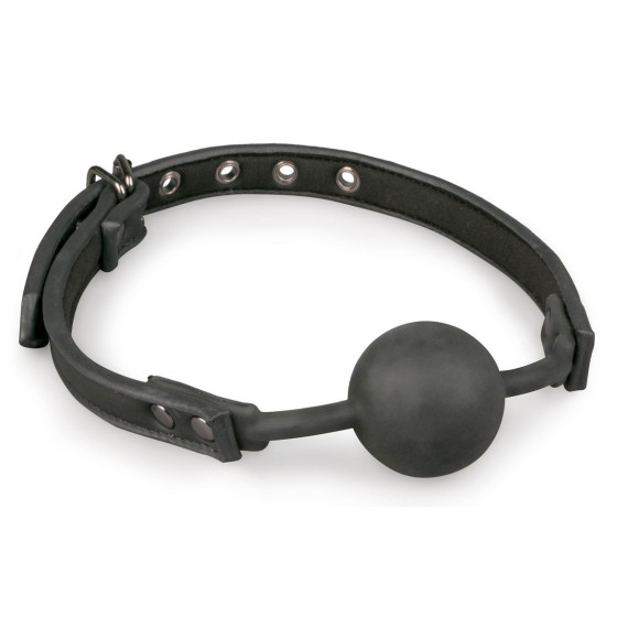 Baillon flexible avec boule silicone Noir