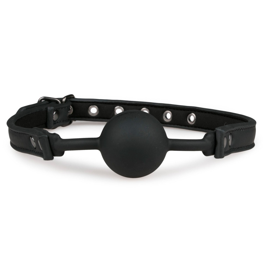 Baillon flexible avec boule silicone Noir