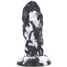 Gode Dragonis 16 x 5.5cm Noir-Blanc