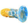 Gode Dragonis 16 x 5.5cm Doré-Bleu