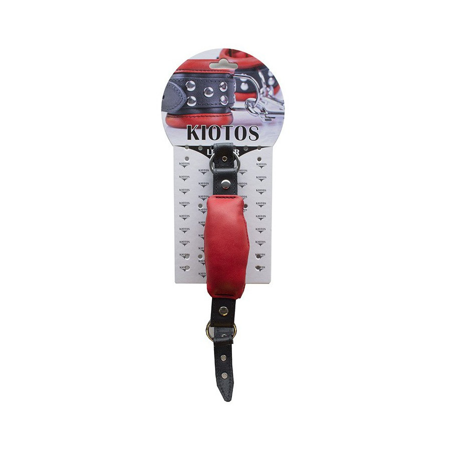 Baillon en cuir Silence Stick Rouge