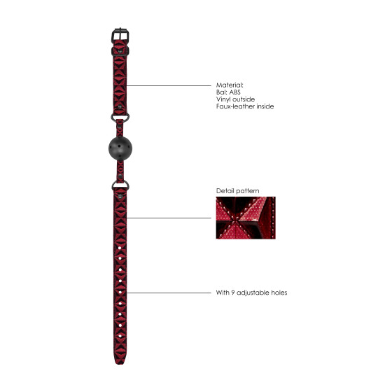 Baillon Boule LUXURY Rouge