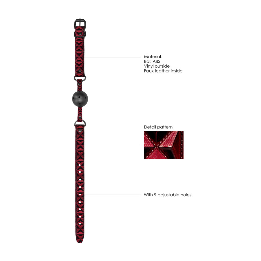 Baillon Boule LUXURY Rouge