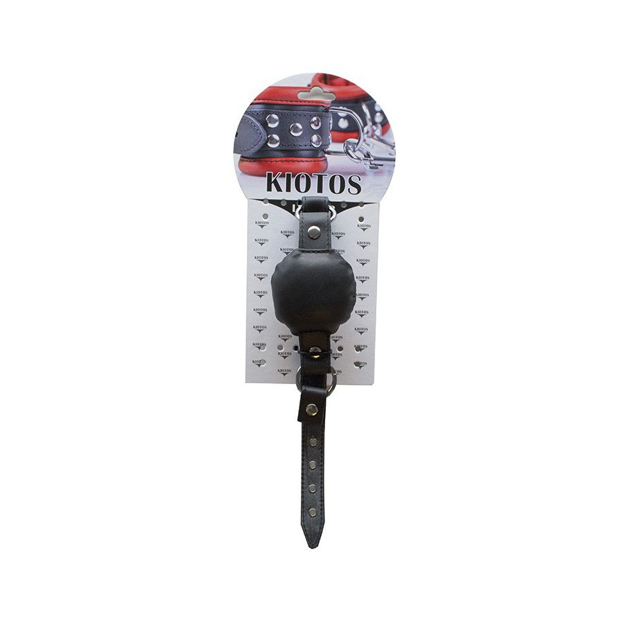 Baillon en cuir SIlence Gag Noir