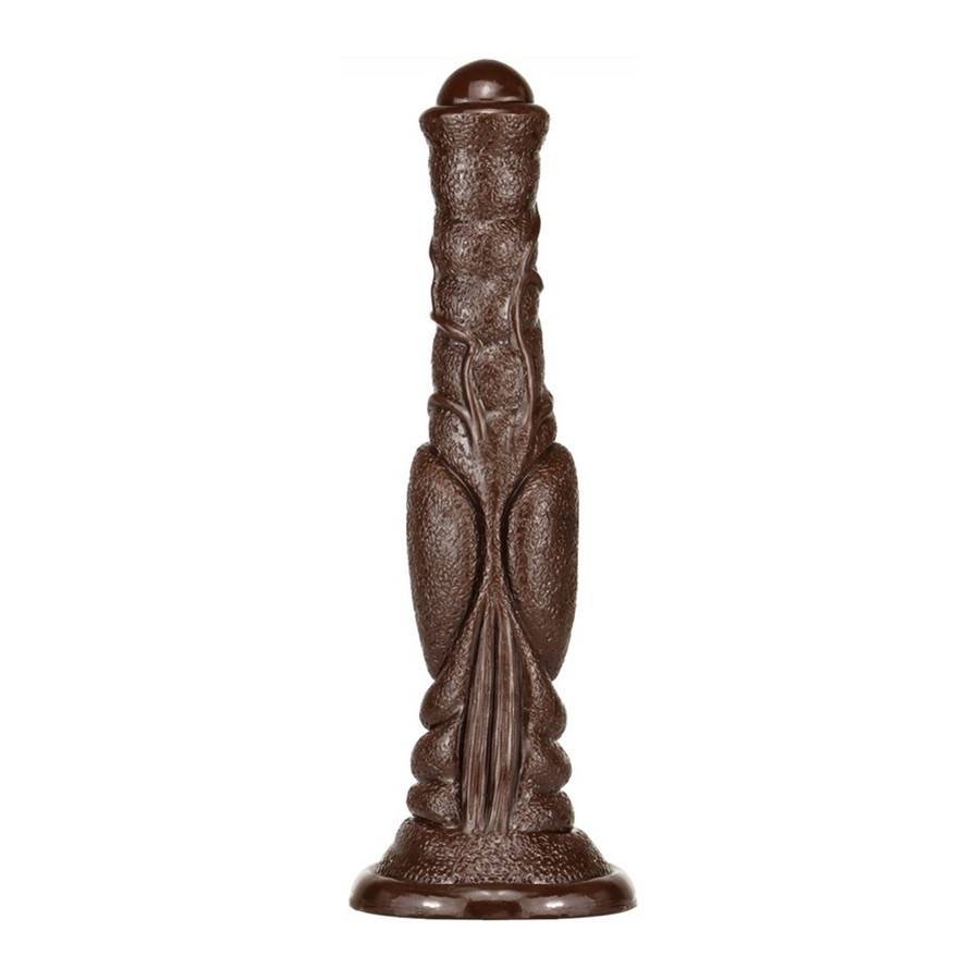 Gode Monster Dog Long 26 x 6cm Marron foncé