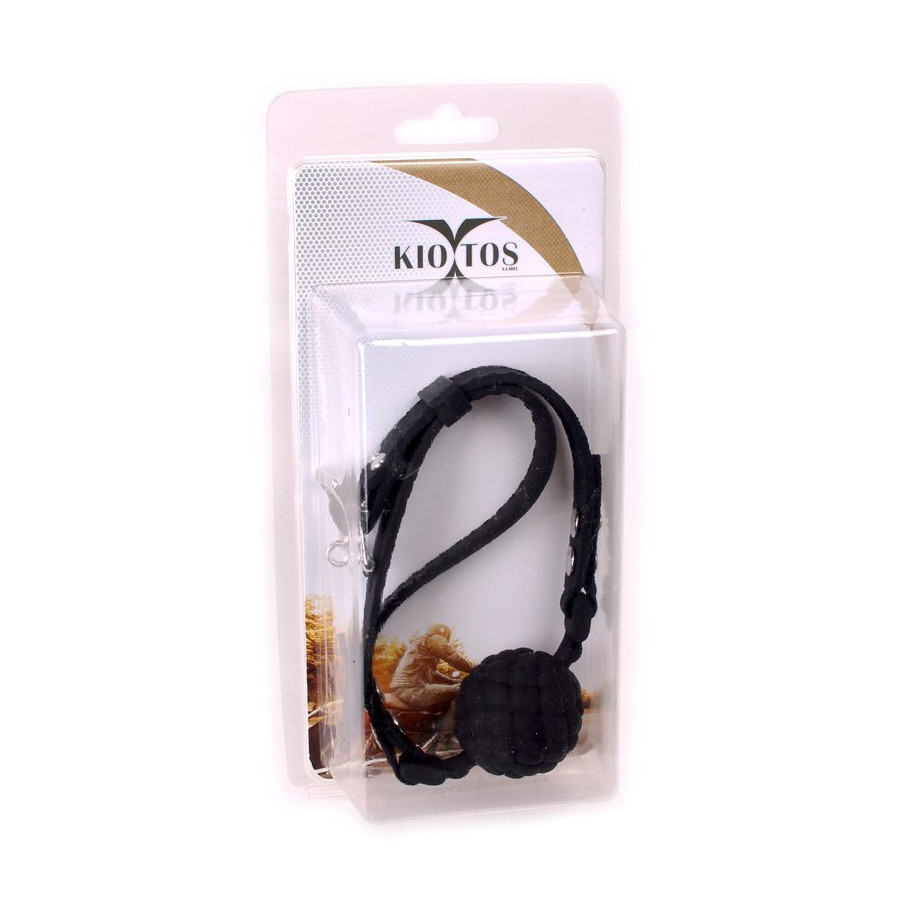 Baillon Boule PineCone Silicone Noir