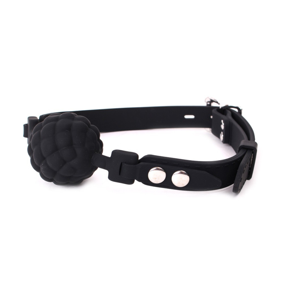 Baillon Boule PineCone Silicone Noir