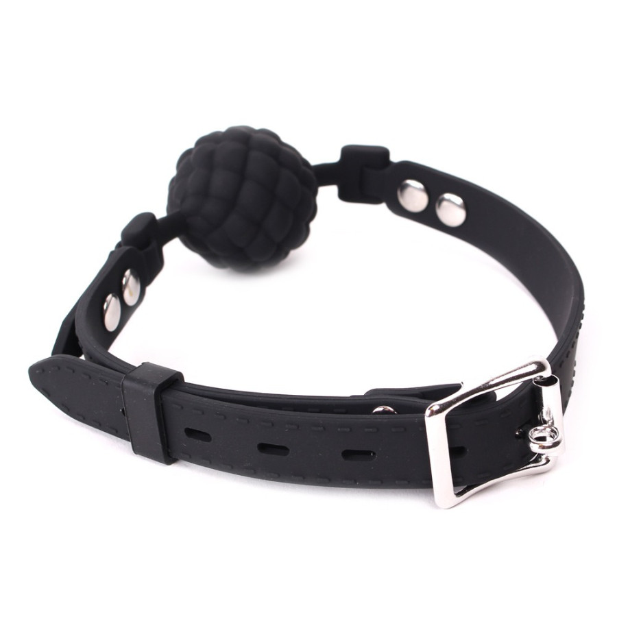 Baillon Boule PineCone Silicone Noir