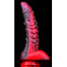 Gode Dragon Sarkan 19 x 4.5cm Noir-Rouge