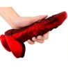 Gode Dragon Sarkan 19 x 4.5cm Noir-Rouge