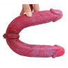 Double gode Duo Real 36 x 4.3cm