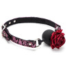 Baillon Boule avec Rose Bud Gag Rose