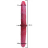 Double gode Duo Real 36 x 4.3cm